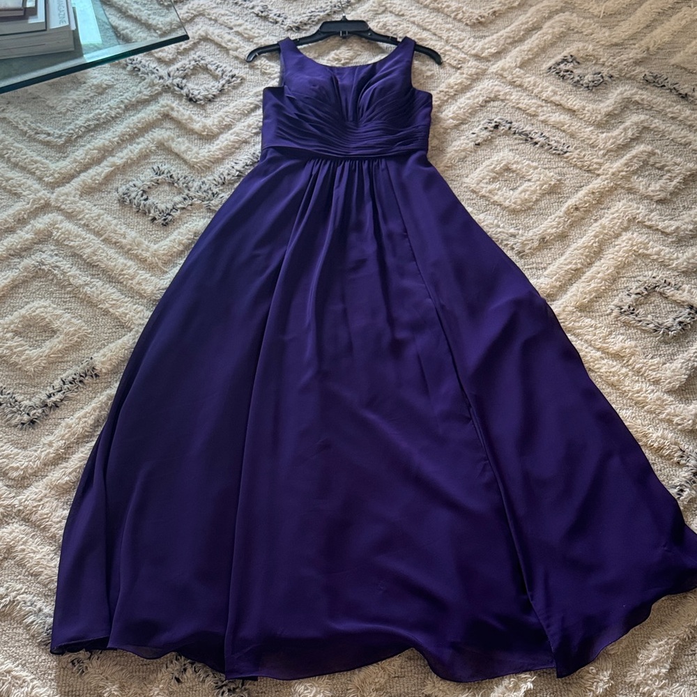 JJs House Deep Purple Bridesmaid Dress